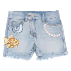 5566AB Bermuda Denim Shorts>Monnalisa Discount