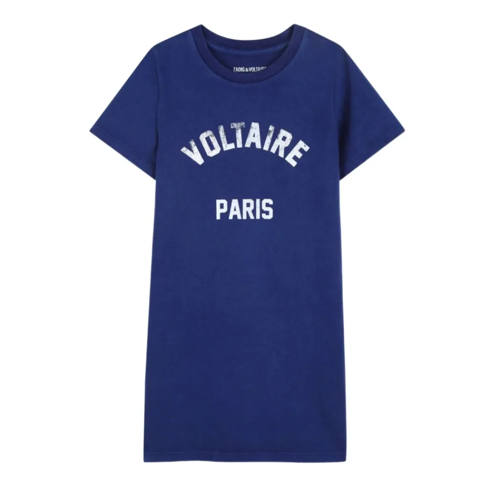 Abitino con logo girocollo maniche corte>Zadig & Voltaire Outlet