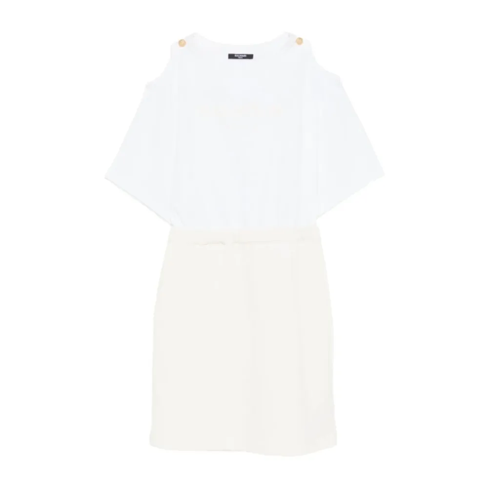 Abito con spalle scoperte>Balmain