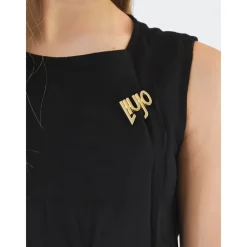 Abito tinta unita elegante con zip posteriore><noscript><img width=