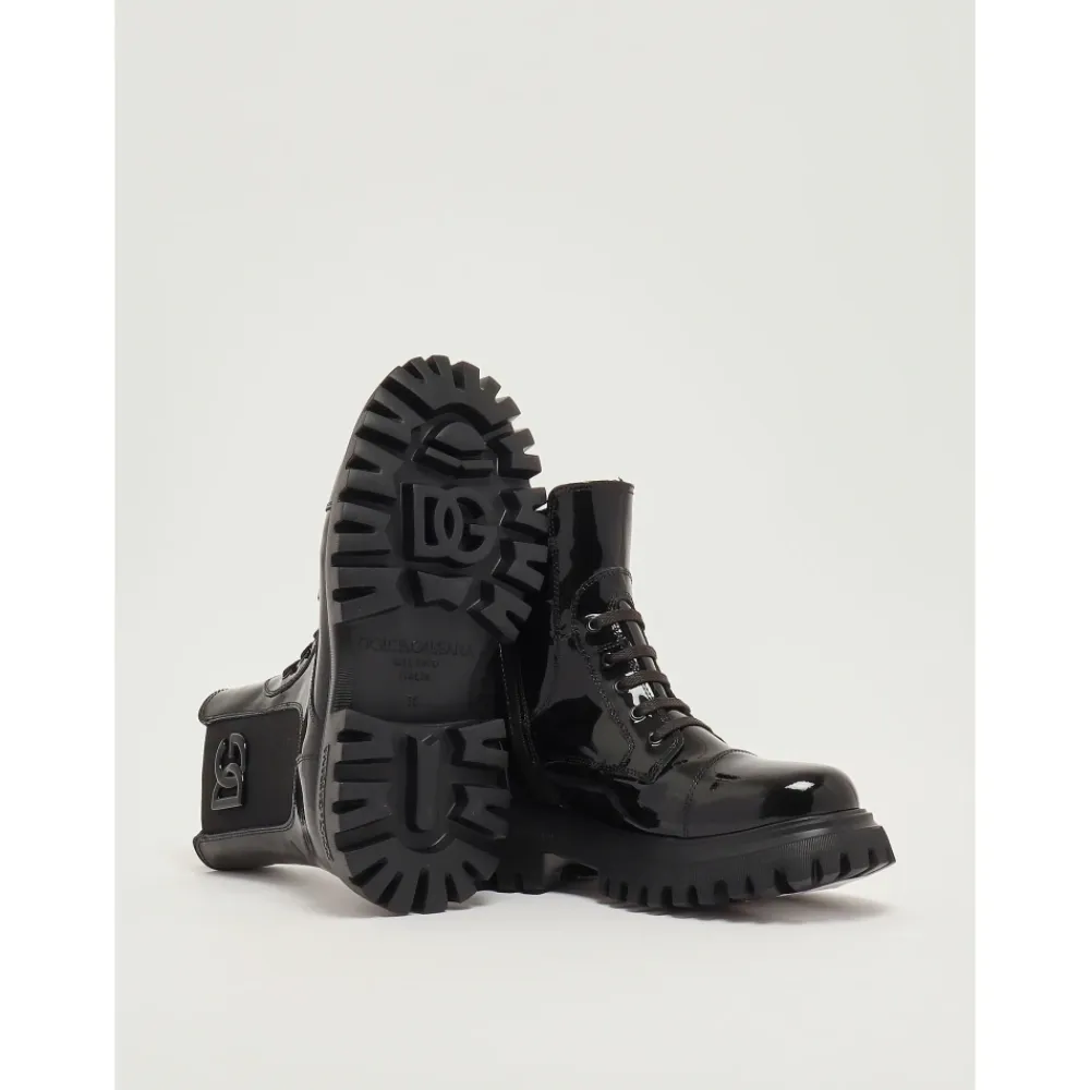 Ankle-Boot aus Lackleder>Dolce & Gabbana Online