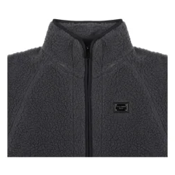 Anthrazite Kunstpelzjacke><noscript><img width=