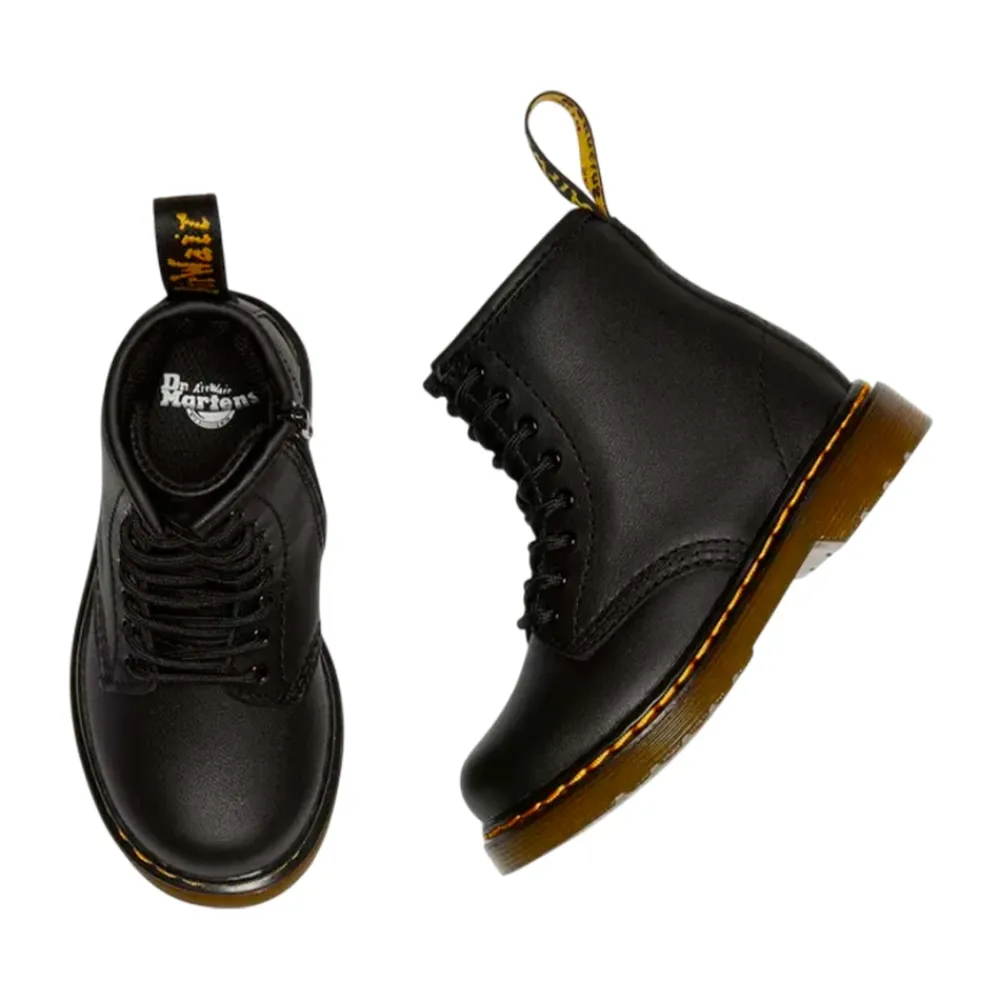 Baby 8-eye softy Stiefel mit Reißverschluss>Dr. Martens Hot