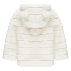 Baby Mädchen Elfenbein Kapuzenpullover>Moschino Sale