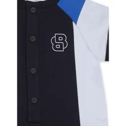 Baby-Strampler mit Seitenstreifen><noscript><img width=