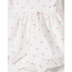 Baby-Strampler-Trainingsanzug mit Rüschendetails><noscript><img width=