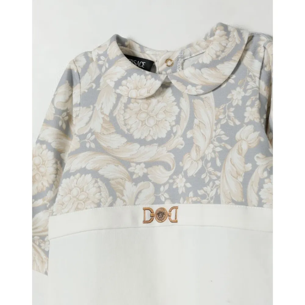 Barockdruck Baby-Body>Versace Outlet