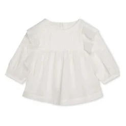 Baumwollbluse mit Rüschen>Chloé Outlet
