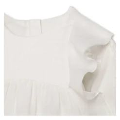 Baumwollbluse mit Rüschen><noscript><img width=