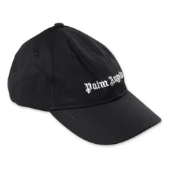 Baumwoll-Canvas Baseball Cap>Palm Angels Best