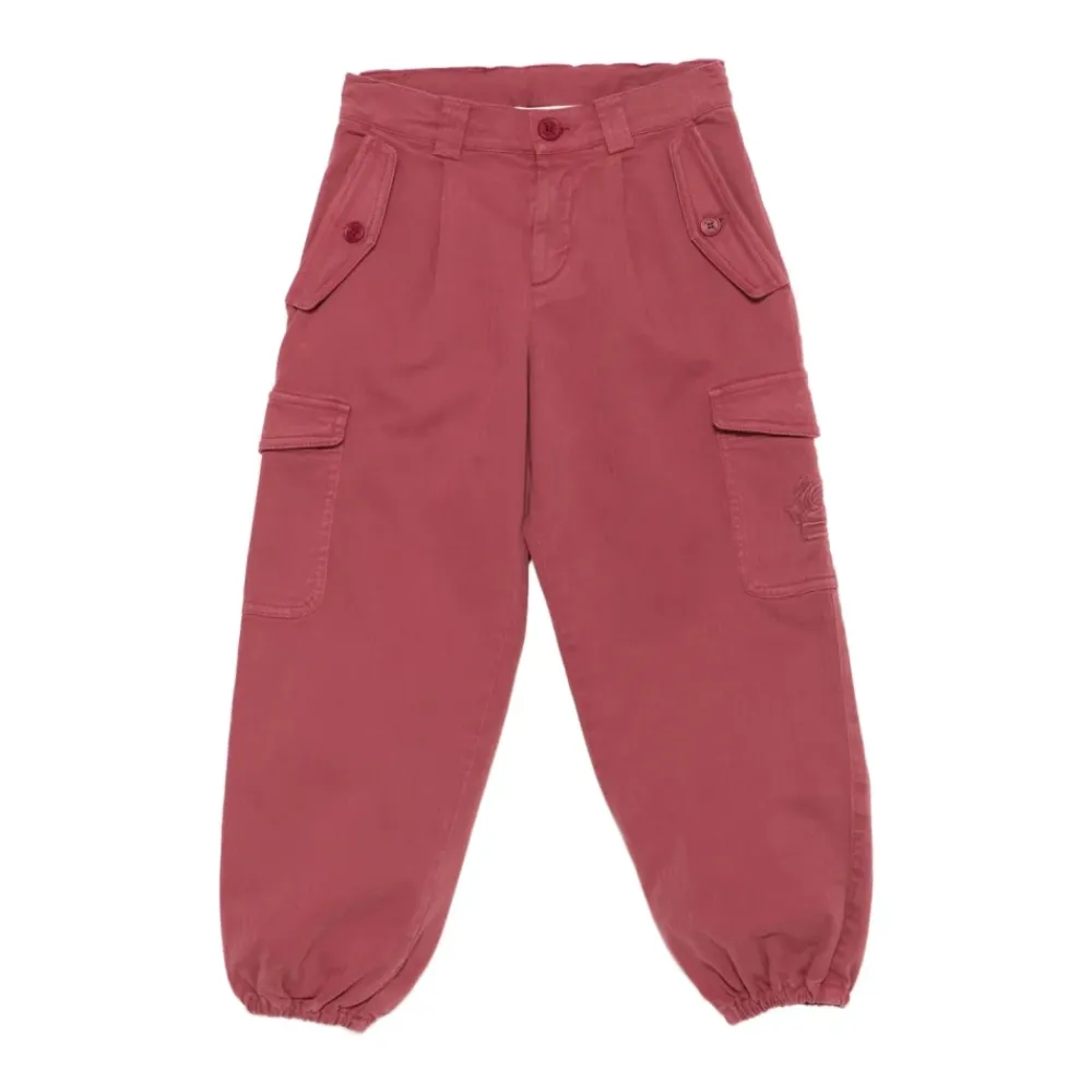 Baumwoll-Cargohose mit Chevron-Muster>Etro Online