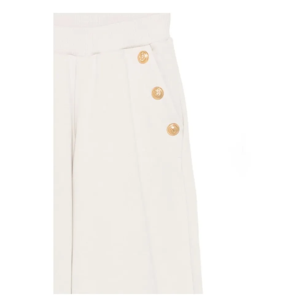 Baumwollhose mit goldenen Knöpfen>Balmain Outlet