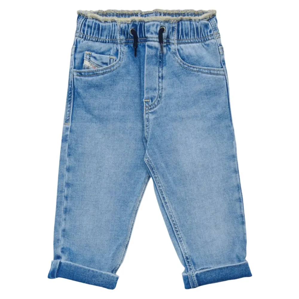 Baumwolljeans mit elastischem Bund und Bündchen>Diesel New