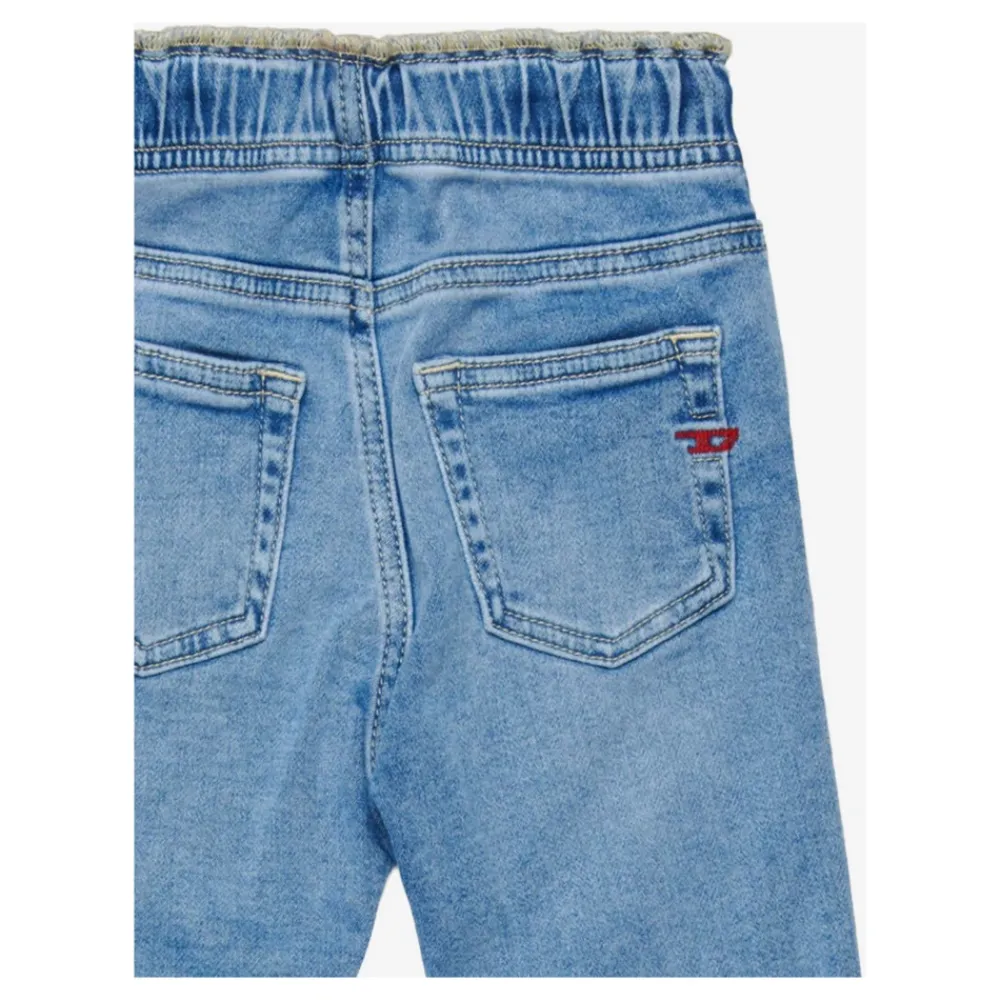 Baumwolljeans mit elastischem Bund und Bündchen>Diesel New