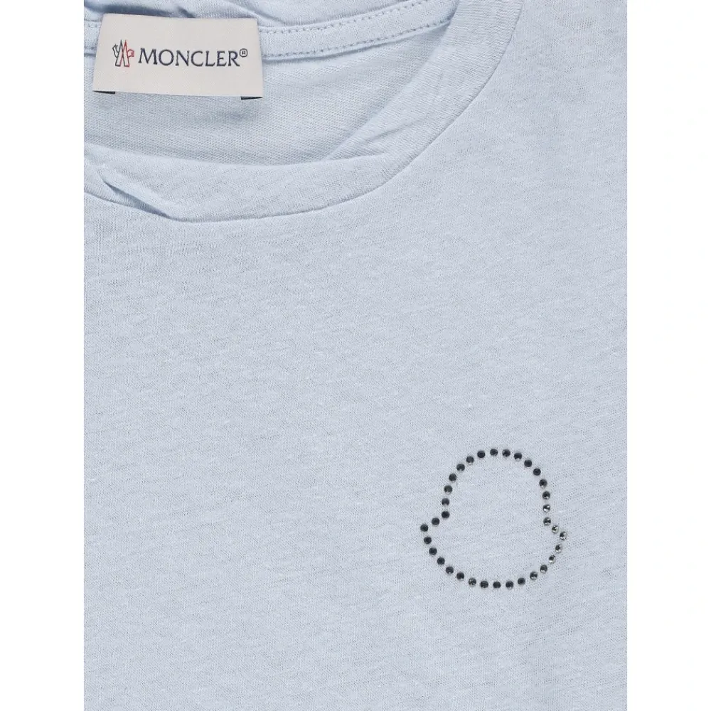Baumwoll-Leinen T-Shirt>Moncler Discount