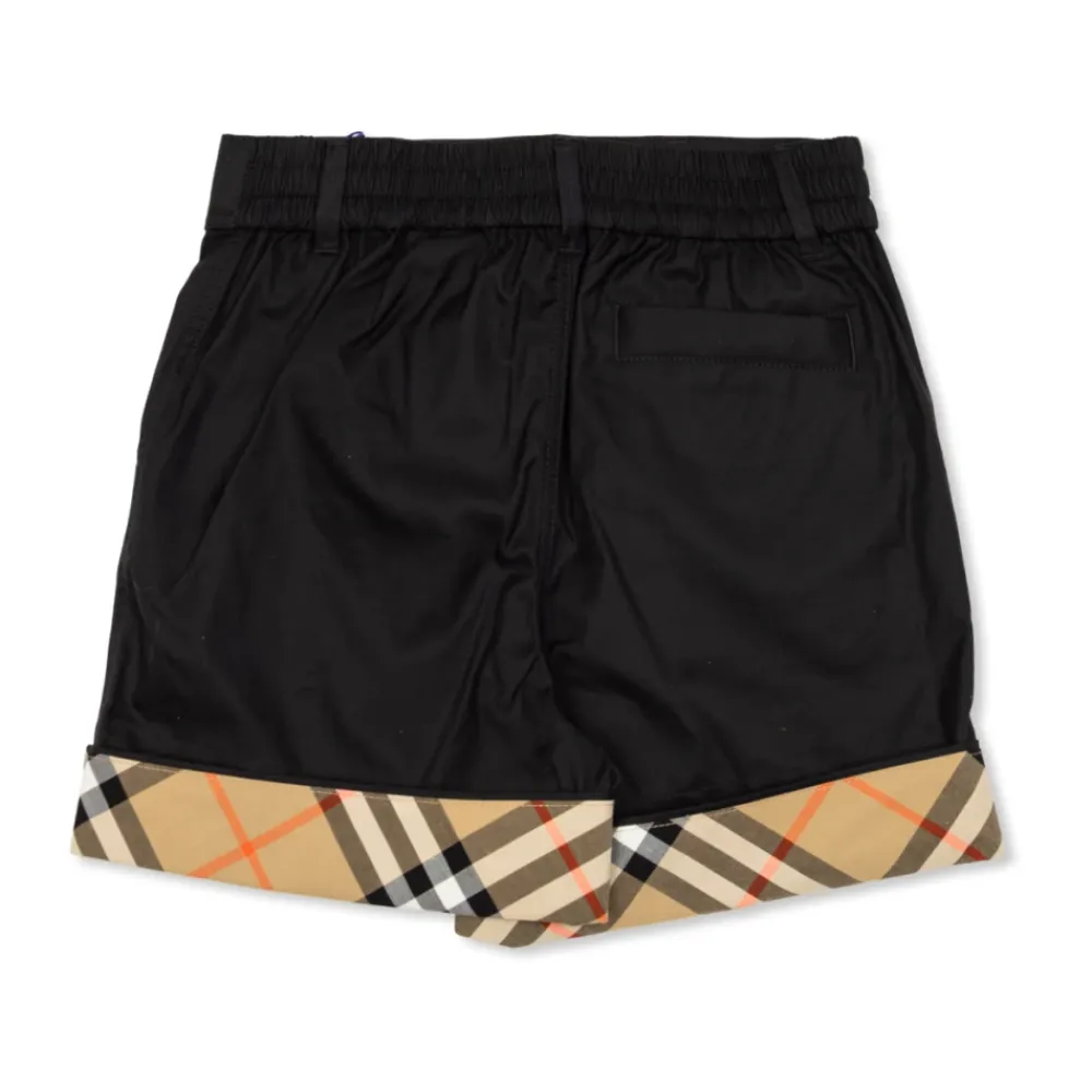 Baumwollshorts mit umgeschlagenen Bündchen>Burberry Best