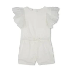 Baumwoll-Top mit Zierborte>Chloé Online