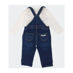 Baumwoll-T-Shirt und Overalls Set>Moschino Outlet
