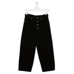 Baumwollweite Bein Jeans für Mädchen>Maison Margiela Outlet