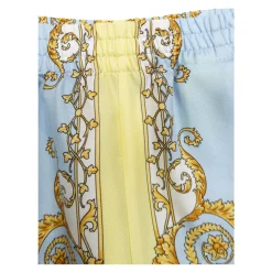 Bedruckte Shorts aus Seidentwill><noscript><img width=