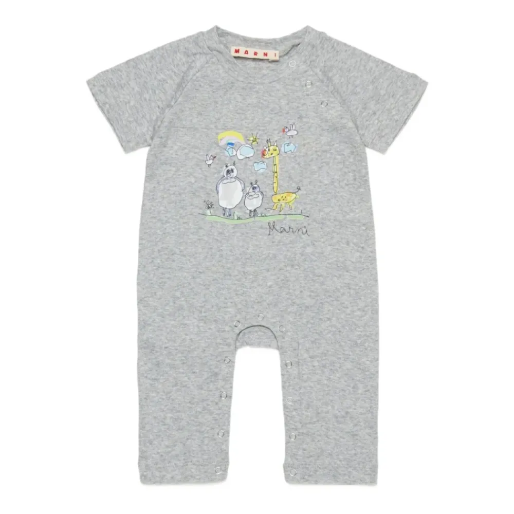 Bedruckter Jumpsuit>Marni Outlet