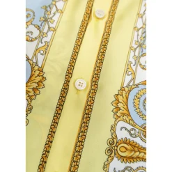 Bedrucktes Seiden-Twill-Hemd><noscript><img width=