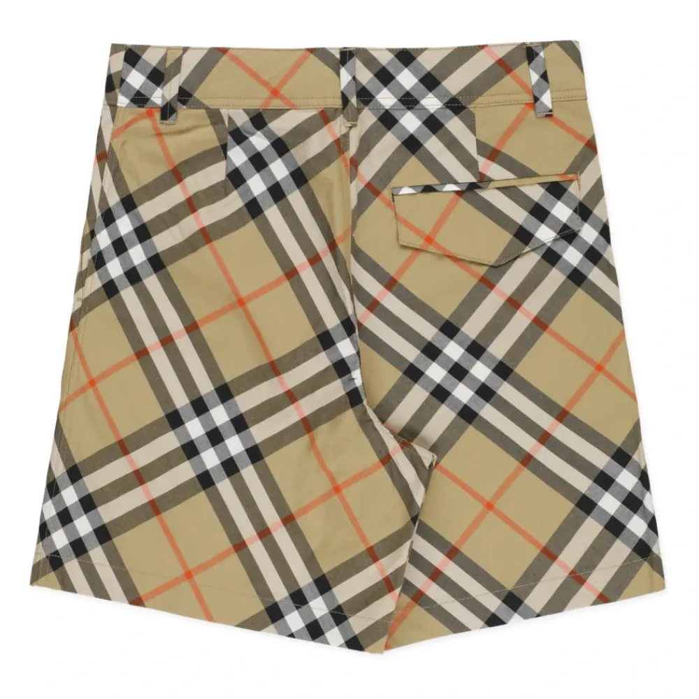 Bermuda Shorts mit Karomuster>Burberry Sale