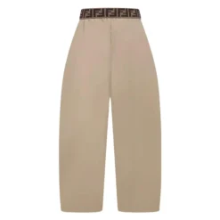 Junior Hose mit braunem elastischem Bund>Fendi New