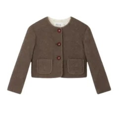 Beige Mädchen Jacke Tabitha Weste>Bonpoint Sale