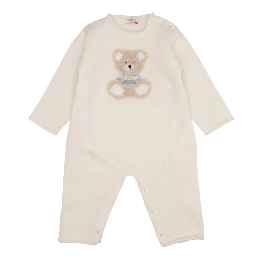 r Woll-Romper mit Stickerei>Il Gufo Clearance