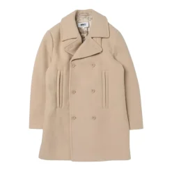 r Zweireihiger Woll-Peacoat>MM6 Maison Margiela Sale