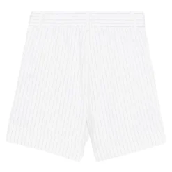 Bermuda-Shorts mit garngefärbtem Streifen>Monnalisa Online