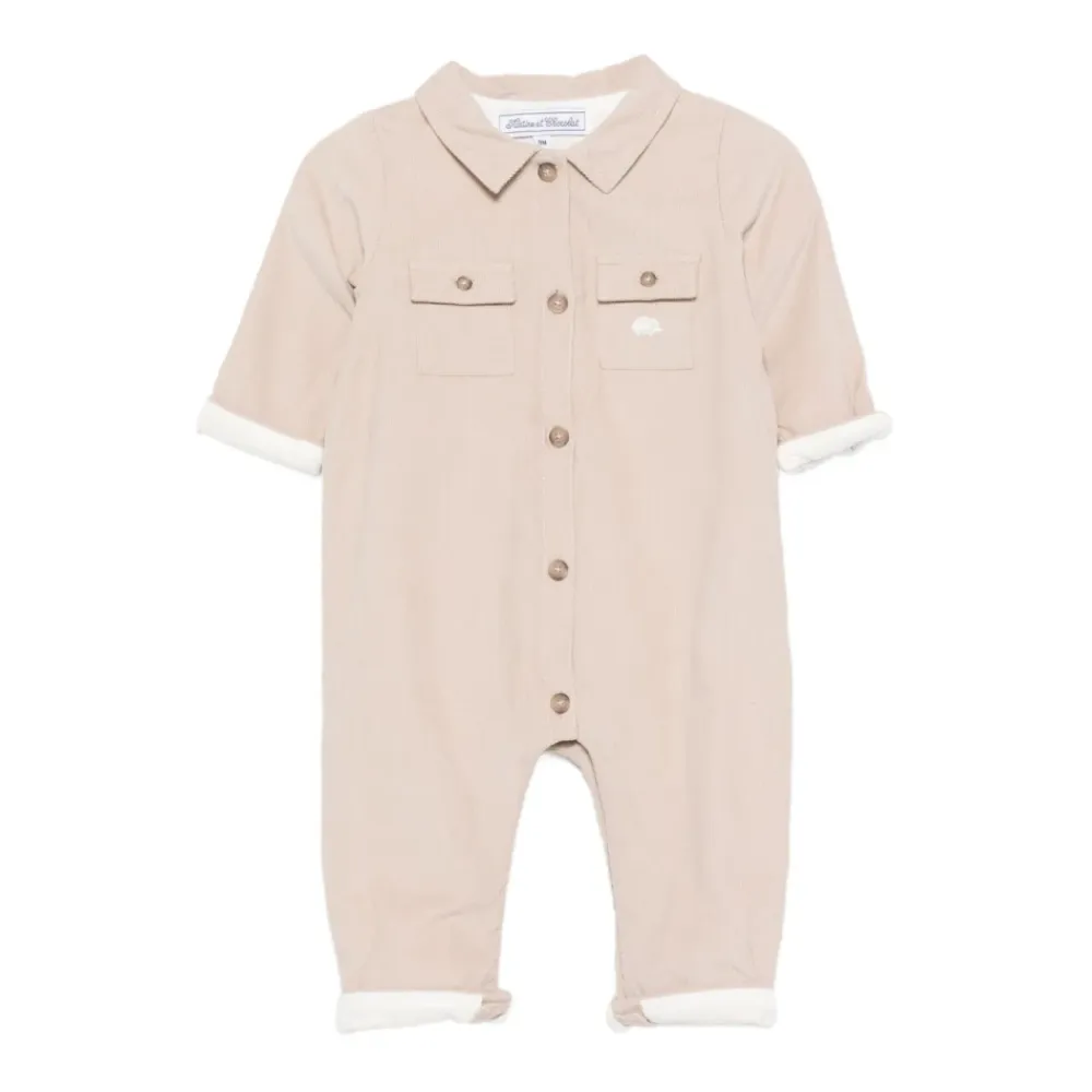 Bestickter Strampler>Tartine et Chocolat