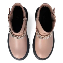 Biker Boots mit Schmuckkette><noscript><img width=