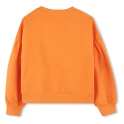 Bio-Baumwolle Bestickter Logo-Sweatshirt>Kenzo Hot