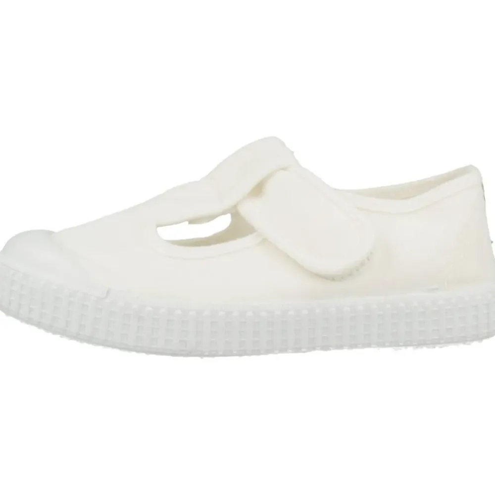 Blau Canvas Klettverschluss Sneakers für Jungen>Victoria Clearance