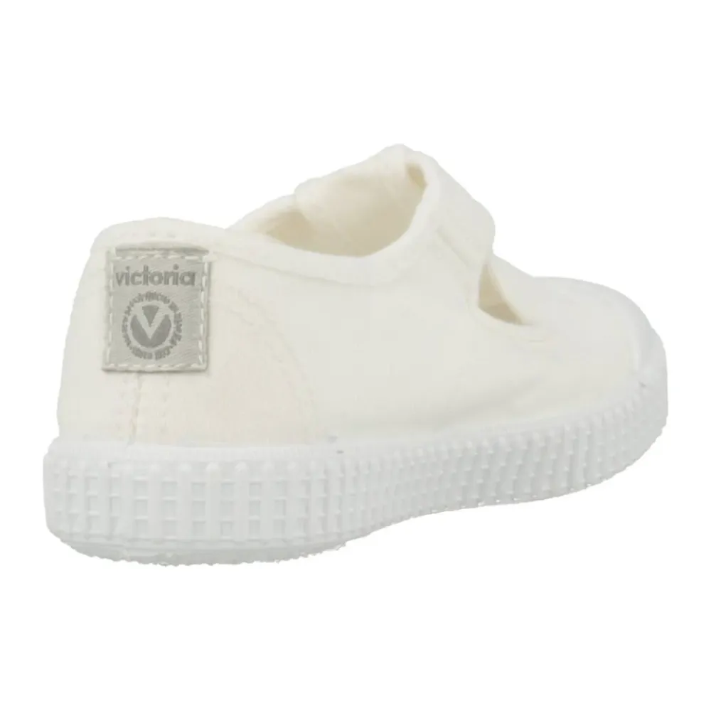 Blau Canvas Klettverschluss Sneakers für Jungen>Victoria Clearance