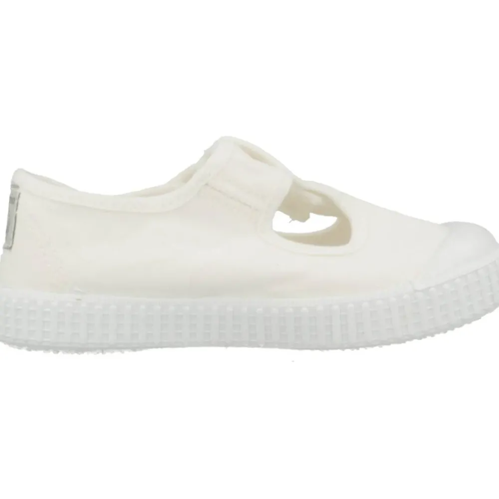 Blau Canvas Klettverschluss Sneakers für Jungen>Victoria Clearance