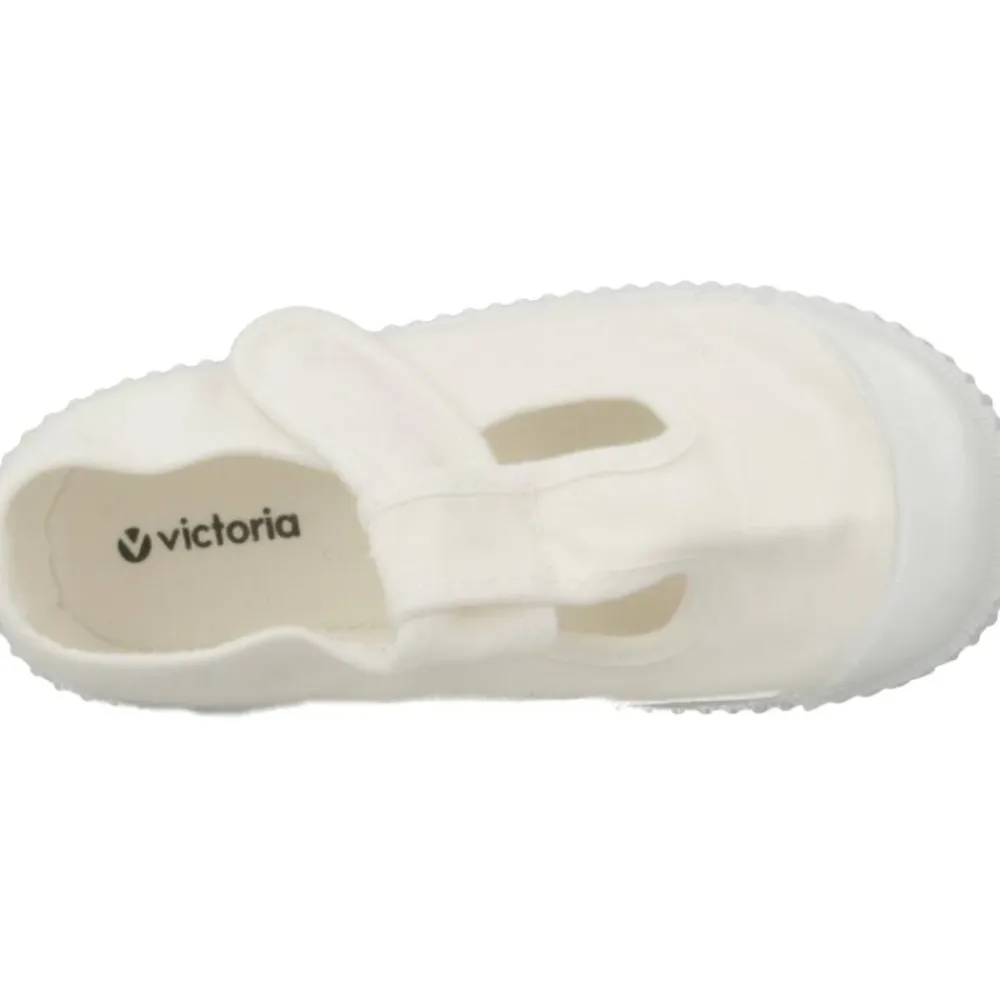 Blau Canvas Klettverschluss Sneakers für Jungen>Victoria Clearance