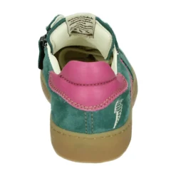 Blau Leder und Wildleder Mädchenschuhe><noscript><img width=