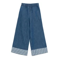 e Jeans mit elastischem Bund und FF-Musterbündchen>Fendi Best