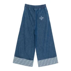 e Jeans mit elastischem Bund und FF-Musterbündchen>Fendi Best