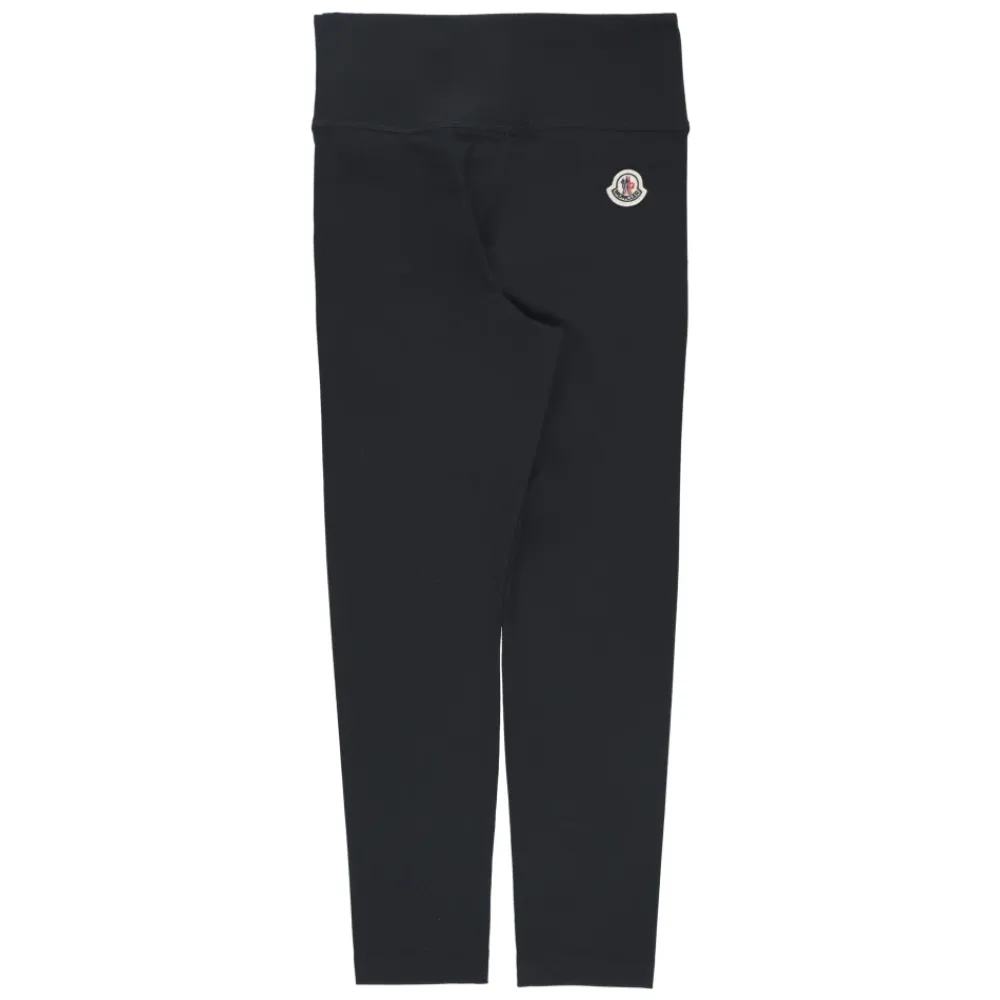 e Mädchenleggings Elastischer Bund Logo-Patch>Moncler Outlet