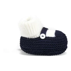 e Wollhausschuhe mit Perlmuttknopf>Little Bear Outlet