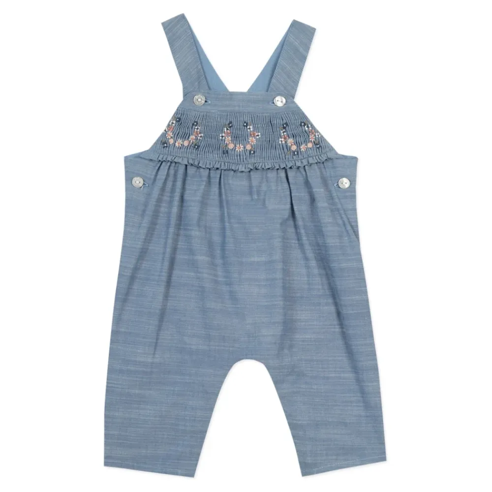 es Denim Fleurie besticktes Kleid>Tartine et Chocolat Online