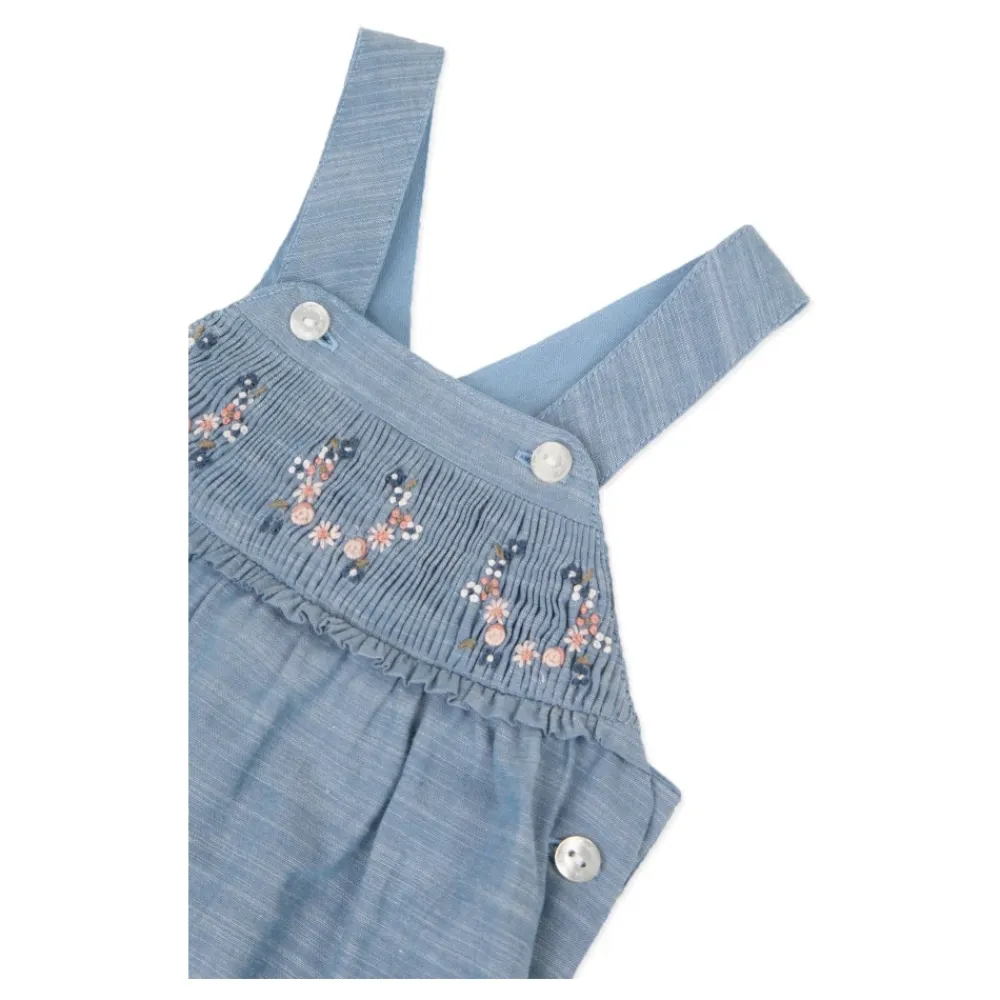 es Denim Fleurie besticktes Kleid>Tartine et Chocolat Online