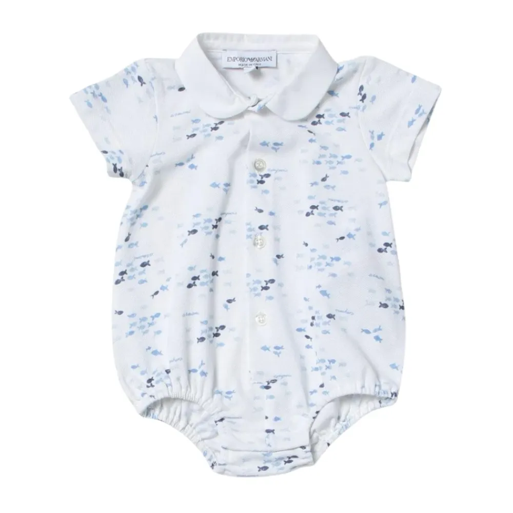 Body mit Fischdruck Kurzarm>Emporio Armani Online