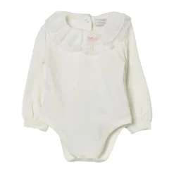 Bodysuit mit Rüschenkragen>Monnalisa Hot