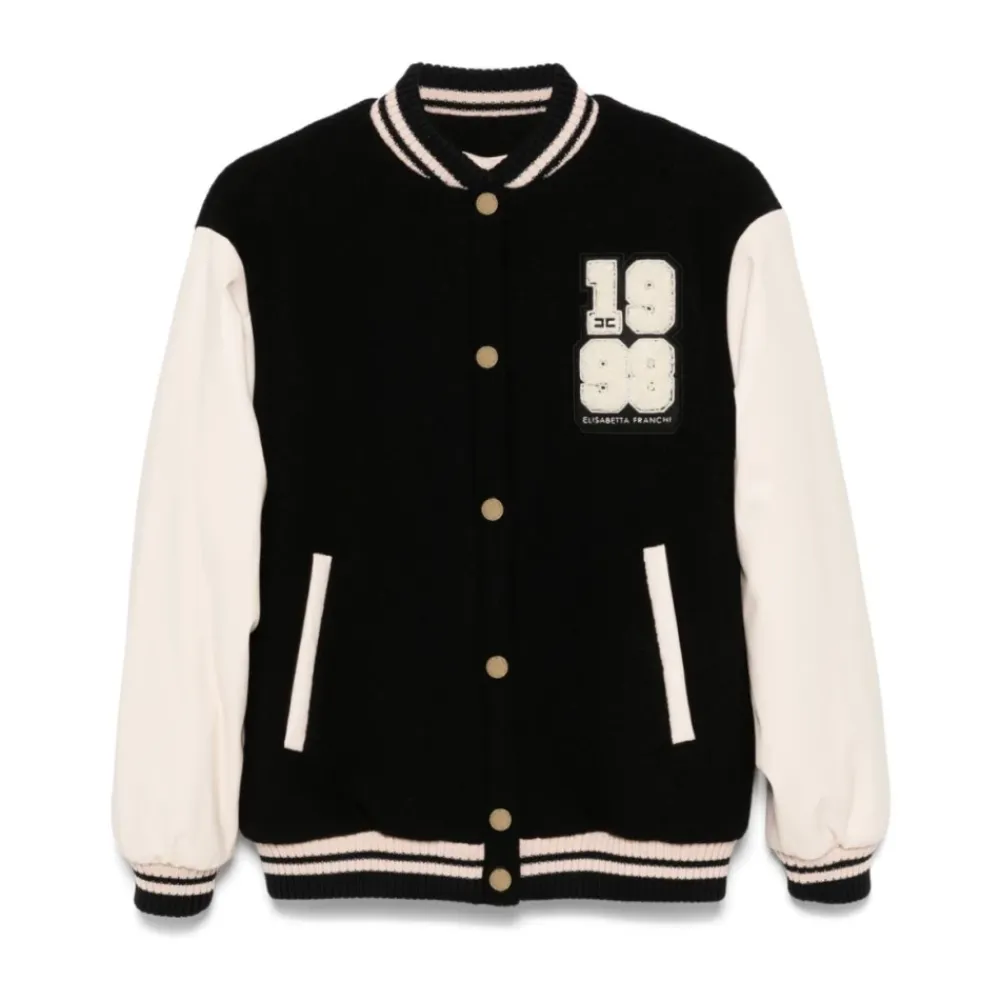 Bomber Bicolore con Patch 1998>Elisabetta Franchi