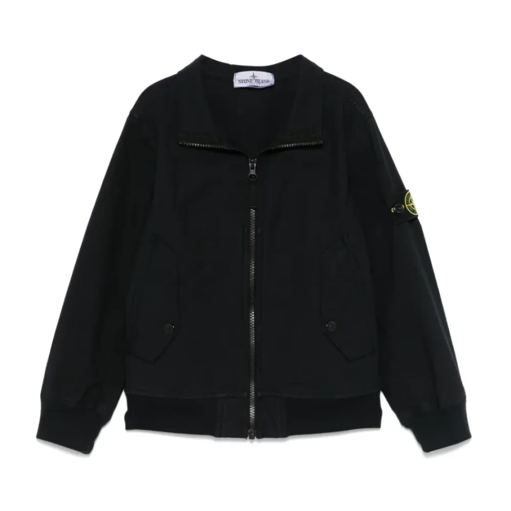 Bomberjacke mit Stehkragen>Stone Island Outlet
